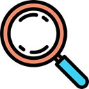 magnifying glass, Tools And Utensils, zoom, Loupe, detective, search Black icon