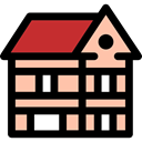 buildings, residential, Home, house, Construction, real estate, property Black icon