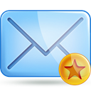fav, mail CornflowerBlue icon