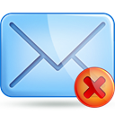 Block, mail CornflowerBlue icon