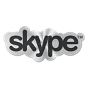 Skype Black icon