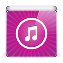 Itune, Apple, App, festival MediumVioletRed icon