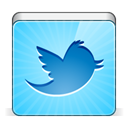 Social, festival, Apple, twitter, bird LightSkyBlue icon