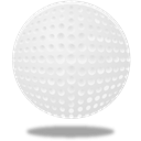 Ball, sport, Golf Gainsboro icon