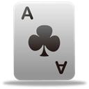 Game, playingcard DarkGray icon