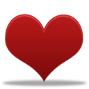 Game, Hearts Firebrick icon