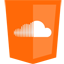 Soundcloud DarkOrange icon