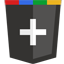 google, Dark DarkSlateGray icon