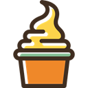 sweet, summer, Ice cream, Summertime, Dessert, food DarkSlateGray icon