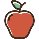 vegetarian, Fruit, Healthy Food, diet, organic, food, vegan, Apple IndianRed icon