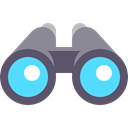 Goggles, spy, Eye, Tools And Utensils, sight, see, Binoculars Black icon