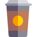 hot drink, Coffee, coffee cup, food, Coffee Shop, Take Away, Paper Cup Black icon