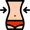 people, Body Parts, fitness, diet, healthy, Waist PeachPuff icon