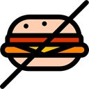 hamburger, fatty, food, diet, junk food Black icon