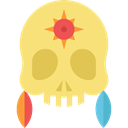 decoration, ornament, skull, Adornment, Native American Khaki icon