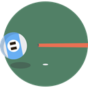 sports, pool, Billiard, Eight, objects, stick, entertainment, Ball, Eight Ball DimGray icon