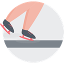 Ice Skating, leisure, sports, Ice Skate, Winter Sports Lavender icon