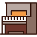 western, music, Keys, musical instrument, Keyboard, piano DimGray icon