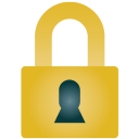 Lock Goldenrod icon