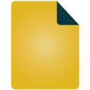 document Goldenrod icon