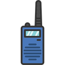 Communications, technology, walkie talkie, police, frequency, Communication Black icon