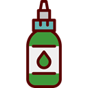 Bottle, Tools And Utensils, Ink, liquid, Tatoo Black icon