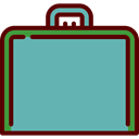 suitcase, portfolio, Tools And Utensils, case, baggage, Bag, Folder CadetBlue icon