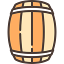 barrel, Tools And Utensils, Farming, tool, Barrels, Farme DarkSlateGray icon