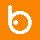 social network, Badoo, Logos, Logo, logotype, social media DarkOrange icon