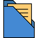 File, Business, Archive, Folder, document, management, education SteelBlue icon