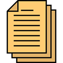 Text Lines, document, File, Page, Archive, documentation Khaki icon