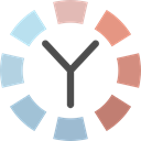 Graphic Tool, palette, Color Circle, graphic design Black icon