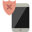 cellphone, mobile phone, security, smartphone, technology Black icon