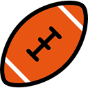 sports, equipment, team, Sport Team, American football Chocolate icon
