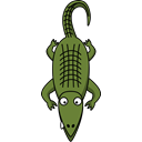 alligator OliveDrab icon