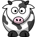 cow DarkSlateGray icon