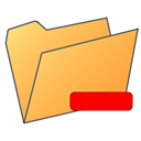 Folder, Minus SandyBrown icon