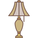 Antique, Elegant, light, lamp Black icon