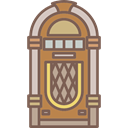Antique, music, furniture, Elegant, music player, Jukebox DimGray icon
