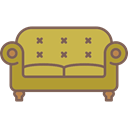 Antique, Elegant, Comfortable, sofa, furniture DarkKhaki icon