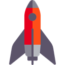 Space Ship Launch, Rocket, transport, Rocket Launch, Rocket Ship, Space Ship Black icon