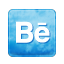 Behance SkyBlue icon