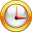 Clock Maroon icon