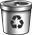 Recyclebin DarkSlateGray icon