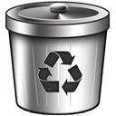 Recyclebin DarkSlateGray icon