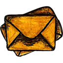 mail Black icon