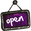 open Black icon