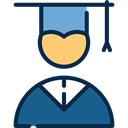 Graduate, education, people, Boy, mortarboard, Cap, Man Black icon