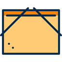 Folder, Business, Data Storage, storage, file storage, Office Material, Tools And Utensils Khaki icon