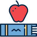 Fruit, Scarf, organic, food, vegan, diet, vegetarian, Healthy Food, Apple MidnightBlue icon